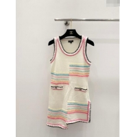 Affordable Price Chanel Knit Dress CH040314 White 2024