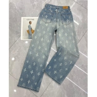 Top Quality Louis Vuitton Denim Jeans LV040318 Blue 2024