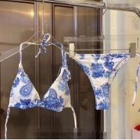 Pretty Style Dior Printed Swimwear 030603 Blue/White 2024