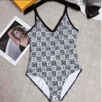 ​Trendy Design Louis Vuitton One Piece Swimwear L6060 Damier/Grey/Black/White 2024