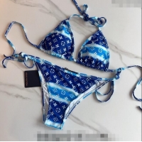 ​Top Quality Louis Vuitton Two Pieces Swimwear 030601 Gradient Blue 2024