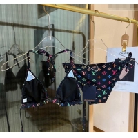 ​Good Taste Louis Vuitton Two Pieces Swimwear 030601 Black/Multicolor 2024