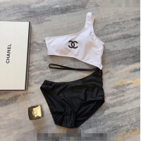 ​Classic Cheapest Chanel Swimwear 030609 White/Black 2024