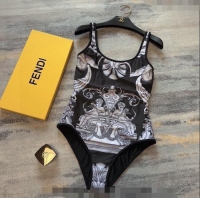 Luxurious Versace One Piece Swimwear 0307 Black/Light Grey 2024