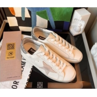 Low Price Golden Goose GGDB Super-Star Leather Sneakers 3403 White/Silver 4030403