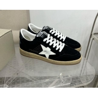 Top Grade Golden Goose GGDB Ball Star Sneakers in Black Suede and White Star 328105