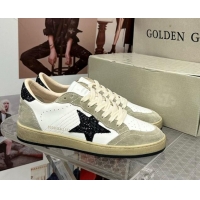 Unique Style Golden Goose GGDB Ball Star Sneakers in White Calfskin and Grey Suede 328112