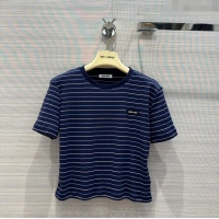 Famous Brand Miu Miu T-shirt M040701 Blue 2024