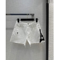 Super Quality Dior Denim Shorts D040712 White 2024