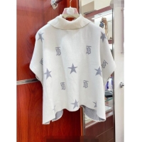 Top Quality Burberry Children's TB Star Cape 0408 White/Grey 2024