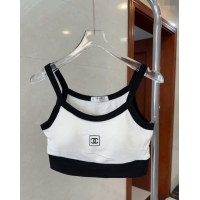 Traditional Discount Chanel Short Vest 0307 White/Black 2024