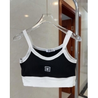 Low Price Chanel Short Vest 0307 White/Black 2024