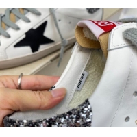 Grade Quality Golden Goose GGDB Super-Star Sneakers in White Calfskin and Yellow Suede 328128