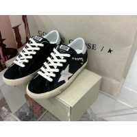 Low Price Golden Goose GGDB Super-Star Sneakers in Black Calfskin and Studs 328131