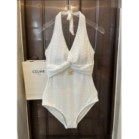 Promotional Celine Knit Swimwear CH0401 White 2024