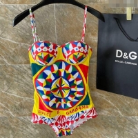 Spot Cheap Dolce & Gabbana DG Swimwear CH040103 Yellow/Multi 2024