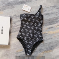 Buy Discount Chanel Swimwear with Crystals CC CH0401 Black 2024