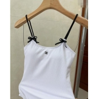 New Fashion Chanel Bow Swimwear CH040145 White 2024