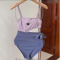 Good Taste Chanel Swimwear CH040102 Purple/Grey 2024