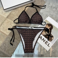 New Release Creation Fendi Swimwear CH040102 Black/Brown 2024