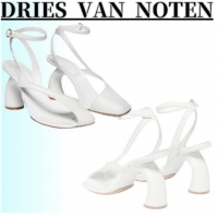 Buy Inexpensive Dries Van Noten Bridal Leather Pumps D8741 White