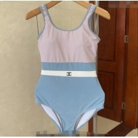 ​Best Price Chanel Swimwear CH040102 Pink/Blue 2024