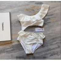 New Stylish Chanel Swimwear CH040102 White 2024