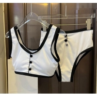 ​New Style Cheap Chanel Swimwear CH040142 White 2024