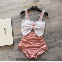 New Design Chanel Ruffled Swimwear CH040140 Pink 2024