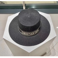 Well Crafted Dior Straw Hat D2724 Black 2024