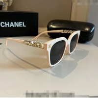 Grade Design Chanel Sunglasses 041004 White 2024