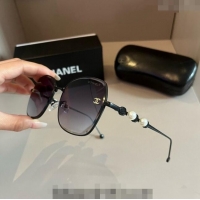 Low Cost Chanel Sunglasses with Pearls CH041007 Grey 2024