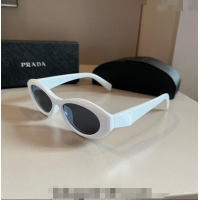 Shop Grade Prada Sunglasses PR26Z White 2024