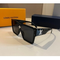 Popular Style Louis Vuitton Cyclone Sunglasses 0410 Black 2024