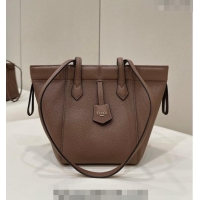 Best Price Fendi Origami Mini Bag in Leather that can be transformed 8626 Brown 2024 TOP