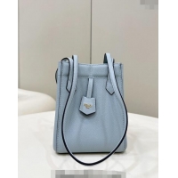 Well Crafted Fendi Origami Mini Bag in Leather that can be transformed 8626 Light Blue 2024 TOP