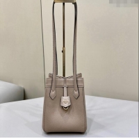 Trendy Design Fendi Origami Mini Bag in Leather that can be transformed 8626 Grey 2024 TOP