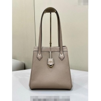 Shop Discount Fendi Origami Medium Bag in Leather that can be transformed 8626 Grey 2024 TOP