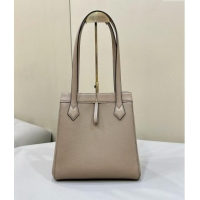 Shop Discount Fendi Origami Medium Bag in Leather that can be transformed 8626 Grey 2024 TOP