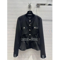 Promotional Chanel Jacket CH041824 Black 2024