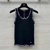 Good Product Chanel Knit Vest CH041832 Black 2024