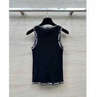 Good Product Chanel Knit Vest CH041832 Black 2024