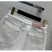 Top Design Chanel Denim Shorts CH041835 White 2024