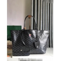 New Style Goyard Saint Louis PM Tote Bag 020146M Black