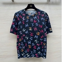 Unique Discount Chanel Wool Short-sleeved T-shirt CH041906 2024