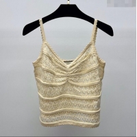 ​Low Cost Gucci Lace Vest G041926 Beige 2024