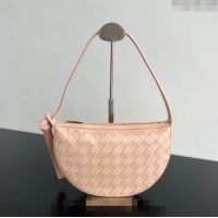 Low Cost Bottega Veneta Mini Sunrise Hobo Bag 763747 Lotus Pink 2024