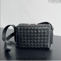 Most Popular Bottega Veneta Intrecciato Camera Bag 755774 Black 2024