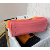 Promotional Chanel Shaded Calfskin Shopping Bag AS3351 Orange/Coral/Pink 2024