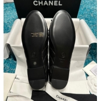 Best Price Chanel Classic Quilted Leather Ballet Flat Black 325028